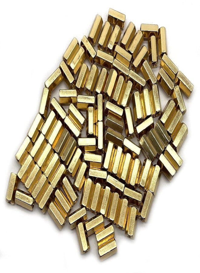 NACX M3 x 10mm Brass Straight PCB Pillar, Female Threaded Brass Hex Standoff Pillar Spacer, 100Pcs - Image 4